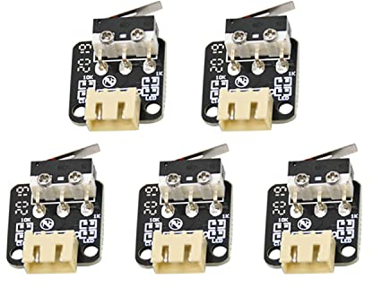 HUAREW Endschalter-Kit für 3D-Drucker Ender3 S1 Pro Ender 3 V2 Ender3 Pro 3S Ender-3 Max/3X, CR-10 V3 S4 Serie Teile Zubehör (5 Stück)