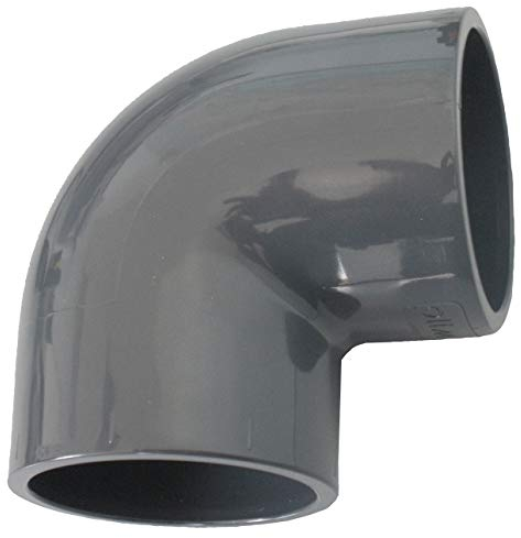PVC Winkel 90° DN 50 mm | Klebemuffe x Klebemuffe