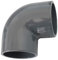 PVC Winkel 90° DN 50 mm | Klebemuffe x Klebemuffe