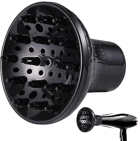 Supatmul Haar Diffusor, Verstellbarer Haardiffusor Aufsatz für Föhne, Diffuser Föhn Aufsatz für Haartrocknerdüsen von 4-5cm, für lockiges und natürlich gewelltes Haar, für Friseur