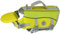 VIVAGLORY Front Float Schwimmweste Hund, Hundeschwimmweste für Bootfahren, Schwimmweste with Kopfstütze, Auftrieb & Schwimmhilfe, M, Gelbgrau