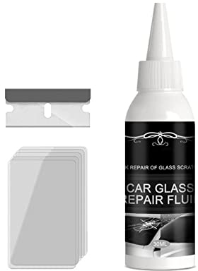 PHASZ Líquido Cristales agrietados - Líquido reparación Grietas Vidrio para Ventana automóv | Juego reparación Ventanas Parabrisas para Reparar rápidamente rasguños