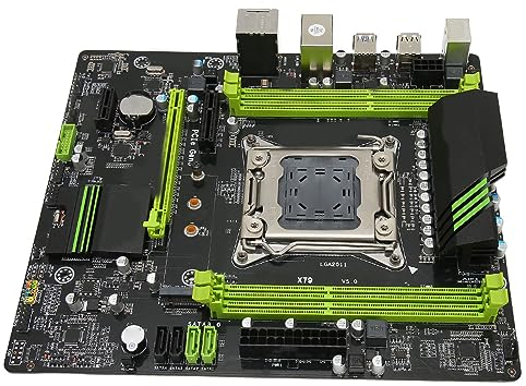 Diyeeni X79-Computer-Motherboard 2011-Pin, Quad-Channel-DDR3, 4-Kanal-Desktop-Mainboard für Schnelle Übertragungsgeschwindigkeit, Plug-and-Play,3.0-Hochgeschwindigkeitsschnittstelle,