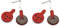Bremsbeläge for KUGOO KUKIRIN G-Booster G2 Pro Elektrische Roller Fahrrad Hydraulische Disc Ersatzteile (Color : 2 Pairs)