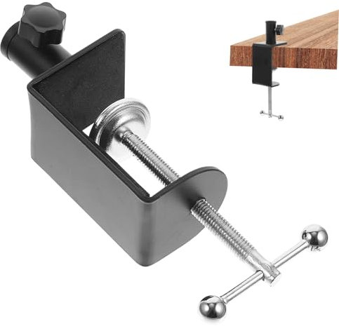 DRESSOOS Tischleuchte Desktop-Befestigungshalterung Tischhalterung – Clip Mikrofonständerklemme schreibtischaufsatz multifunktionsbügel C-förmige Halteklammern Tischbefestigung C-Klemme