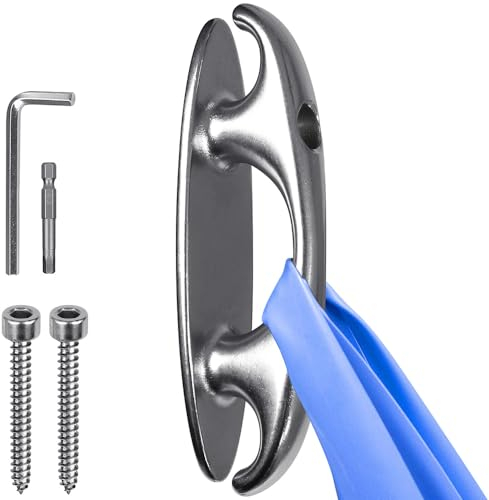 Kipika Widerstandsband-Wandanker, Edelstahl-Wandanker für Widerstandstraining, robuster Workout-Haken für Zuhause, Fitnessstudio, Physiotherapie und Krafttraining, 900 kg Kapazität, 1 Stück