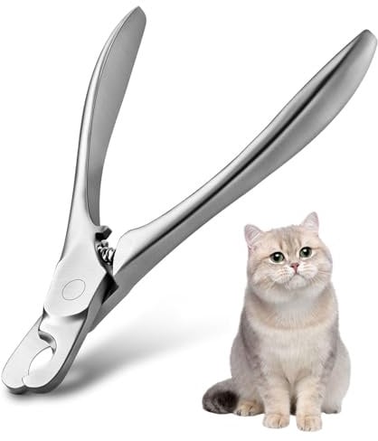 WHENZOO Cat and Dog Nail Clippers, Nail Clipper for Pets Wire Spring Pliers Stainless Steel Pet Claw Cutter for Cats Small Dogs with Sharp Blade Easy for Claw Care at Home