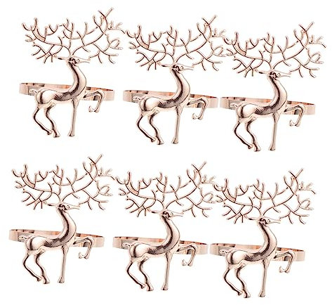 SHOWERORO Festival Party Serviette Elch Serviettenhalter Serviette Weihnachten