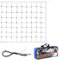 QWORK® Filet de Volleyball Pliable, 9.5 m x 1 m Filet de Volleyball Taille Standard, Filet de Volleyball de Plage avec Sac de Transport, Filet Piscine Volley, pour Intérieur/Extérieur