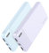 AsperX 2-Pack Power Bank Portable Charger Fast Charging 10000mAh, PowerBank USB C Input and Output, Battery Pack Compatible with iPhone, Samsung, Huawei, iPad, Tablets Purple and Blue