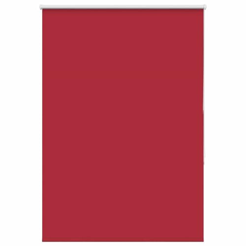 vidaXL Verdunkelungsrollo Rot 105x150cm Stoffbreite 100,7cm Polyester