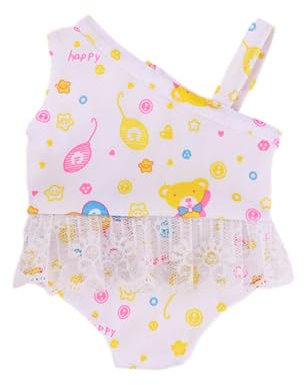 Codulu 18 Zoll amerikanische Puppenkleidung-Badeanzug Bademode Bikini Kleider Zubehör für 43-46cm-1 Puppen-Zubehör Set-B