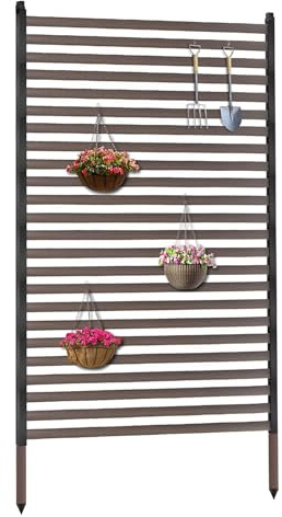 Garden Privacy Screen, Decorative Garden Screen For Outside, 60cm 90cm 120cm W Free Standing Fence, Metal Panels For Backyard Balcony Patio Gazebo,(90cmX150cm)