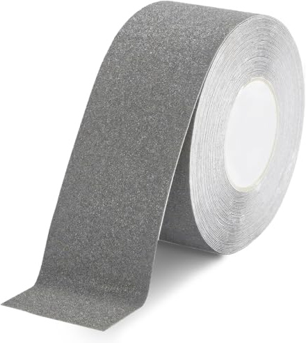 Rairsky Antirutsch Klebeband,50mm x 20m Antirutschband Selbstklebend | Rutschfestes Klebeband,Antirutschfolie Selbstklebend,Anti Slip Tape,für Treppen,Sicherheit,Trittstufe,Innen,Draussen (Grau)