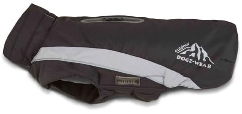 Wolters Skijacke Dogz Wear für Mops & Co., Größe:34 cm, Farbe:schwarz/grau