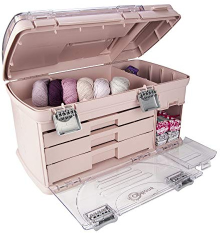 Large Three Drawer Organization System - Two Small Utility Stows | Battery, Jewelry, Small Parts, Craft, Sewing, Paint, Collectibles Storage
