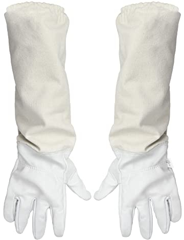 QWORK Imkerhandschuhe aus Ziegenleder, perfekt für den Imker Anfänger