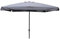 CONCEPT USINE | Parasol Droit Inclinable Carré 3 x 3 m | PALERME Gris | Structure Aluminium Recouverte de Peinture Epoxy | Toile Polyester 160g/m2 | Idéal Jardin Terrasse Piscine Balcon