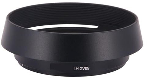 LH-ZV09 Runde Gegenlichtblende aus Metall, for Carl Zeiss C Biogon T* 4,5/21 21 mm F4,5 ZM, 2,8/25 25 mm F2,8 ZM Objektiv Schwarz