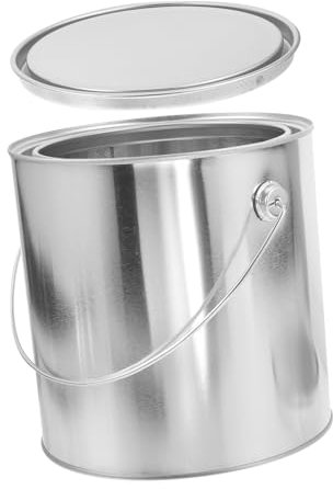 Homoyoyo Seau De Peinture avec Couvercles Ouverture pour l'huile Capacité De 3 L