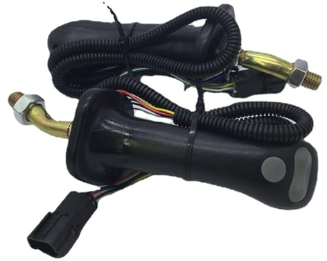 SIXRUN 2PCS Bagger Joystick Griffe Ergonomischer Griff Präzise Steuerung Knopf Griff Bagger Joystick Kit für KOAVX DX225