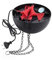 Sujurio Faux Feu 3D, Lumière de Flamme LED Suspendue, Flamme Artificielle LED en Soie, Effet de Scène, Lampe de Feu de Camp Réaliste, Accessoire Facile à Installer