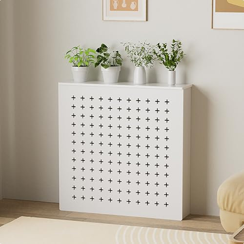 ZYZSY Copertura per Termosifone Moderna, Copri Termosifone con Mensola Ripiano Superiore, Coprire Il riscaldatore, Copertura Termosifone per Casa e Ufficio(80 * 80 * 20cm/31 * 31.5 * 8in)
