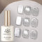 Born Pretty Cat Magnetic Eye Gel Fließendes Licht Weiße Auroras UV Nagellack Magnetic Nail Polish Maniküre und Nagelkunst DIY zu Hause