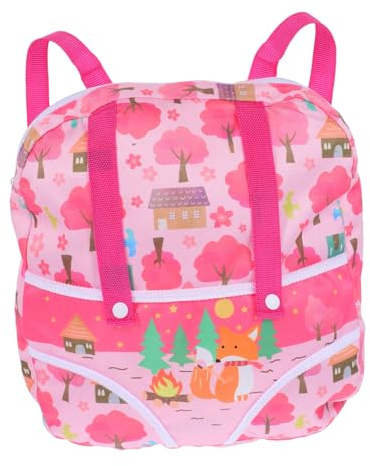 SOPOTUTU Puppentragerucksack Für Kleinkinder Spielzeugpuppenrucksack Mit Raum Für zubehör -Wander Für Kleine Mädchen Leicht Und Komfortabel Zu Tragen