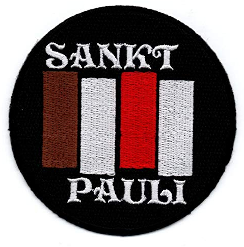 St Pauli Aufnäher/Bügelbild/Abzeichen/Iron on Patch