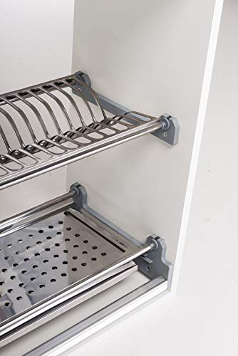 l'ArredoPratico SCOLAPIATTI Inox INC/C.Telaio 86 CM, Unica