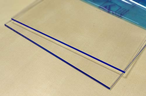 Laserplast Plaque de méthacrylate transparente 3 mm. 50 x 50 cm. - Différentes tailles (100x100, 100x70, 100x50, 30x30) - Feuille de méthacrylate - Plaque acrylique transparente