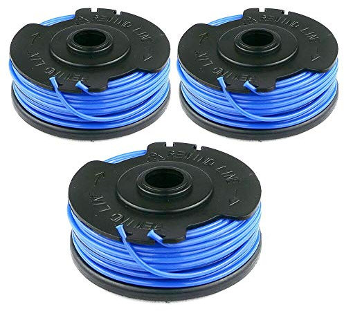 Garden Machinery Spares Spool & Line Fits Ryobi RLT5030S Strimmer Grass Trimmer (3 pack)