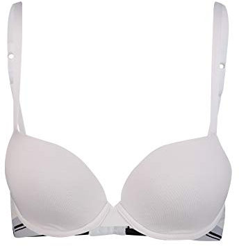 Puma Damen Bra T-Shirt BH White, Größe:80 C