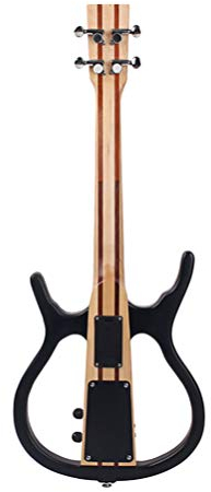 Elektrische Ukulele Hawaii Gitarre Doppelkanal 4 Saiten elektrische kleine Gitarre Weihnachten Geburtstag Neujahr Festival für Anfänger Musikliebhaber
