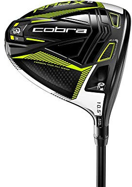 Cobra Golf 2021 Radspeed XB Driver Gloss Black-Turbo Yellow (Men's Left Hand, Fujikura Motore XF3, Reg Flex, 9)