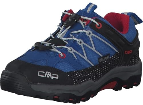 CMP Kinder Trekking Schuhe Rigel Low 3Q54554 Cobalto-Stone-Fire 30