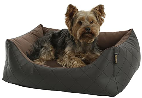 Kerbl 80404 Kuschelbett Giulia, 60x70x23cm braun, 2.20 kg