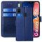 FMPCUON Hülle für Samsung Galaxy A20e Handyhülle [Standfunktion] [Kartenfach] [Magnetverschluss] Tasche Flip Case Schutzhülle lederhülle klapphülle für Samsung Galaxy A20e Blau