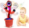 MUSUNFE Juguetes para bebés y niñas, 3-12, 12-18 meses, cactus bailando, cactus parlante, cactus cantando y bailando, juguetes de peluche para niños de 1 a 3 años