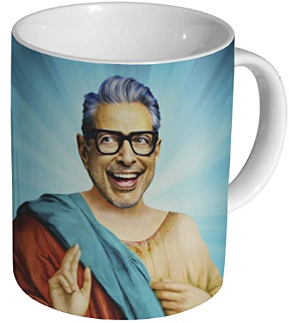 mugmart Jeff Goldblum Holy Funny Ceramic Coffee Mug / Cup