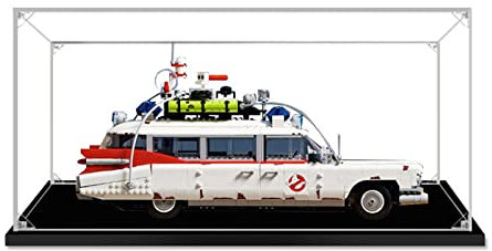 AZIZAT Staubdichte Vitrine aus Acryl, transparent, für Lego 10274 Ghostbusters ECTO-1 Bauset, Sammlerstücke, nur Aufbewahrungsbox, 3 mm oder 2 mm (2 mm)