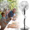 Tesmotor 20FT Sprühnebel Kühlung Set für Lüfter, Lüfter MIsting Kit mit 4 Messing Nebeldüsen, Misters für die Kühlung von Terrassenlüftern im Außenbereich