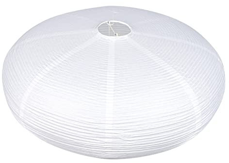LIFKOME Pantalla De Lámpara De Papel Blanca Simple Cubierta De Luz De Techo Para Decoración Versátil Hogar y Oficina