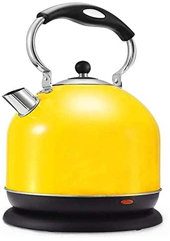 FairUo Kettles, for Boiling Water, Automatic Switch Off, Indicator Light, 3 Litre, 2000 W/Yellow