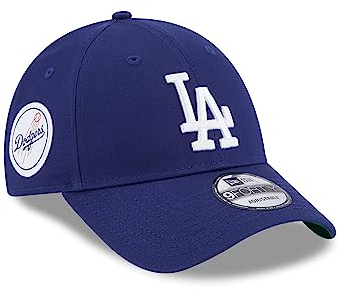 New Era MLB 9Forty Cap Los Angeles Dodgers Teampatch LA-Logo verstellbar Kappe Baseball blau - One-Size