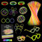Vicloon Knicklichter,456 Stück knicklichter party set,knicklichter mit verbinder,Brillen, Ohrringe, viel Zubehör,glow sticks party pack für Hochzeiten Geburtstage Festivals Party