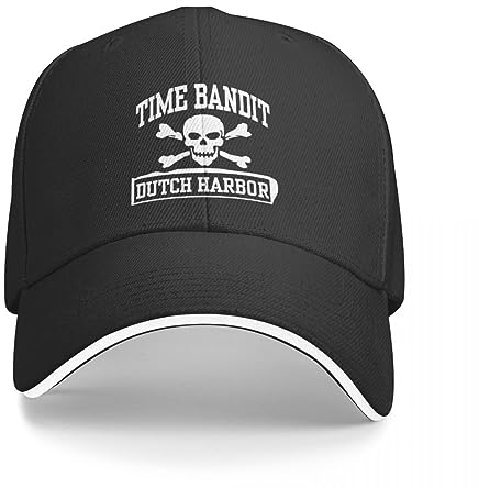 Basecap Time Bandit Deadliest Catch Cap Baseballmütze Sonnenhut für Kinder Baseballmütze für Herren Damen