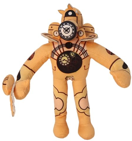 GUUIESMU Titan Drillman Plush,Upgraded Titan Speakman Plush,Titan Clockman Plush, New Upgraded Titan Cameraman Plush,Upgraded Titan Tv Man Plush for Fans Kids Halloween Christmas Birthday Gift (C)