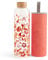 waterdrop® Edition Glass Bottle 1l leakproof | BPA free Water Bottle | Glass Water Bottle with Bamboo Lid and Neoprene Protection Sleeve, Glass Drinking Bottle | Sustainable Borosilicate Glass